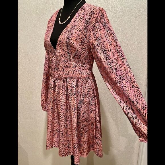 NWT Zara Printed Mini Dress - Picture 3 of 9